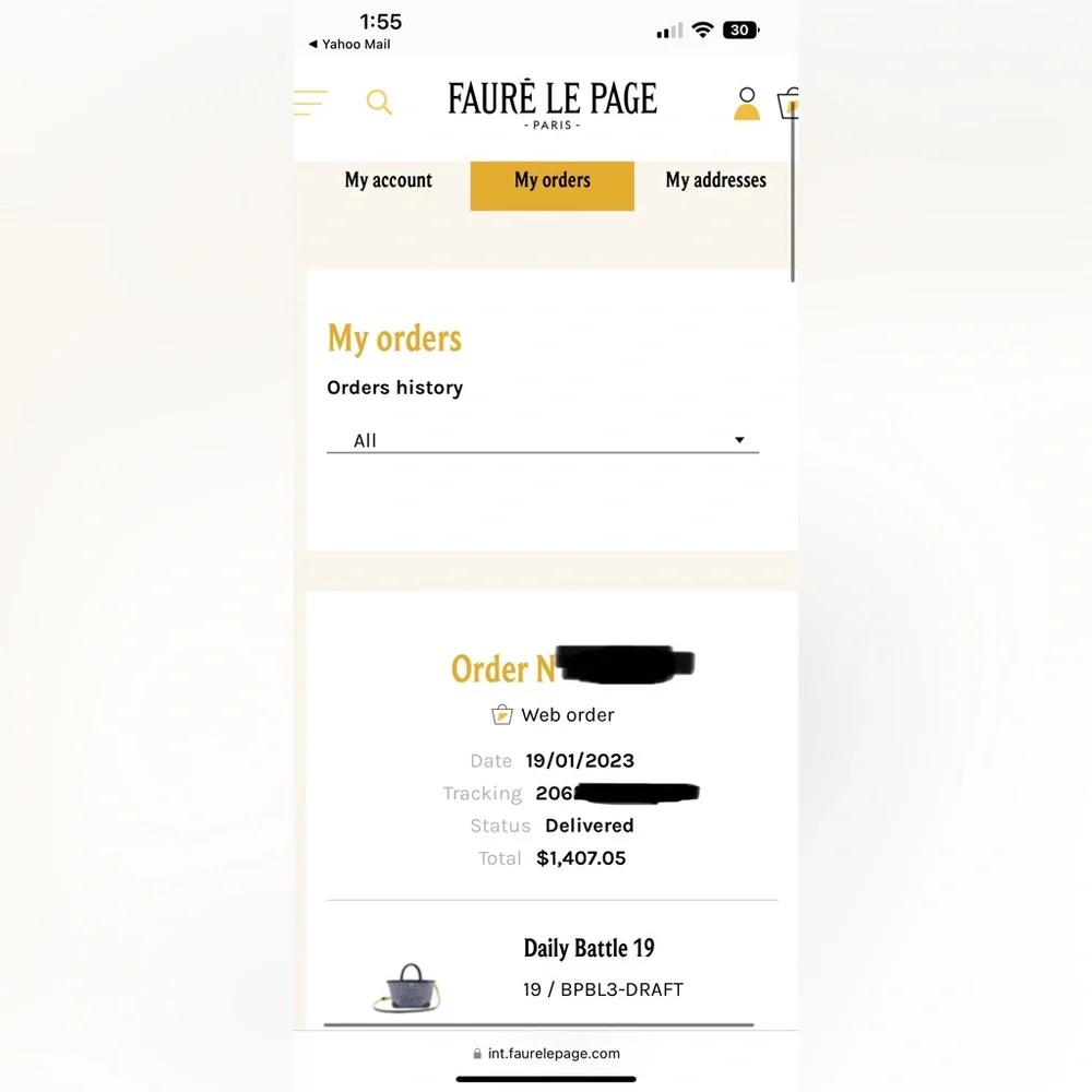 FAURE LE PAGE - Daily Battle 19 Bag (AUTHENTIC) - Picture 6 of 7